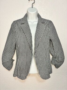 Have Black and White Gingham Women’s Blazer